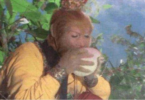 孙悟空吃瓜图片